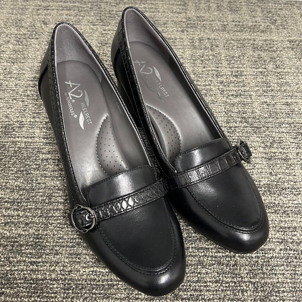 A2 by Aerosoles Black Pump Size 8.5